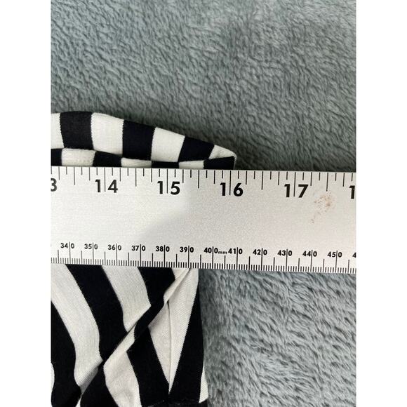 Women’s NWT Design History Black & White Diagonal Stripe Maxi Skirt Size Missy/L - Picture 8 of 9